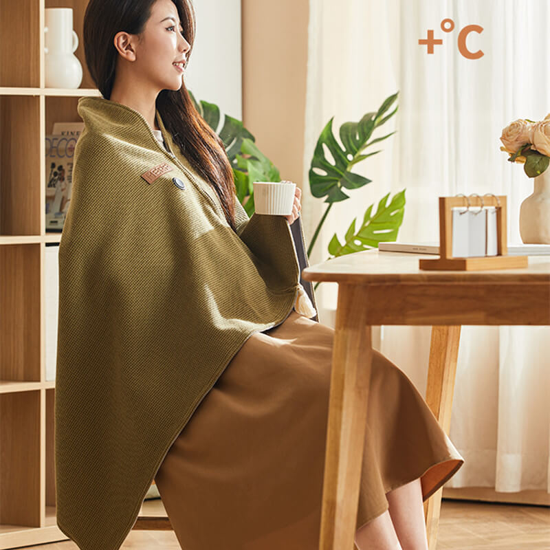 Portable Heated Blanket Shawl